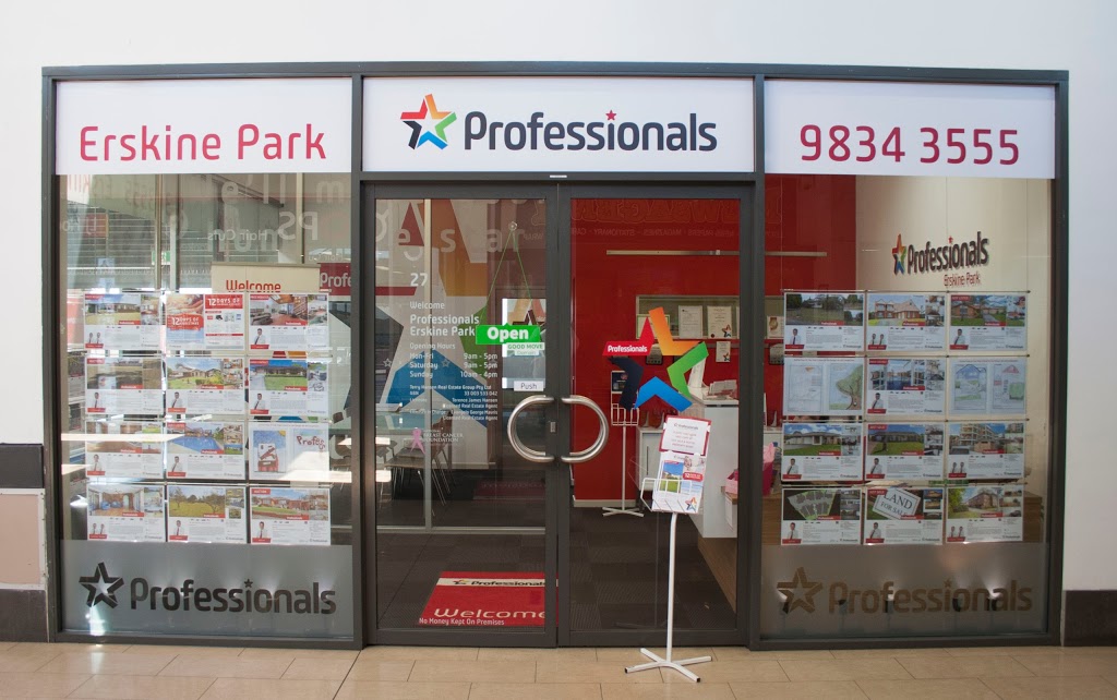 Professionals Real Estate Erskine Park | Shop 27, Erskine Park Shopping Centre, Cnr Swallow & Peppertree Drives, Erskine Park NSW 2759, Australia | Phone: (02) 9834 3555