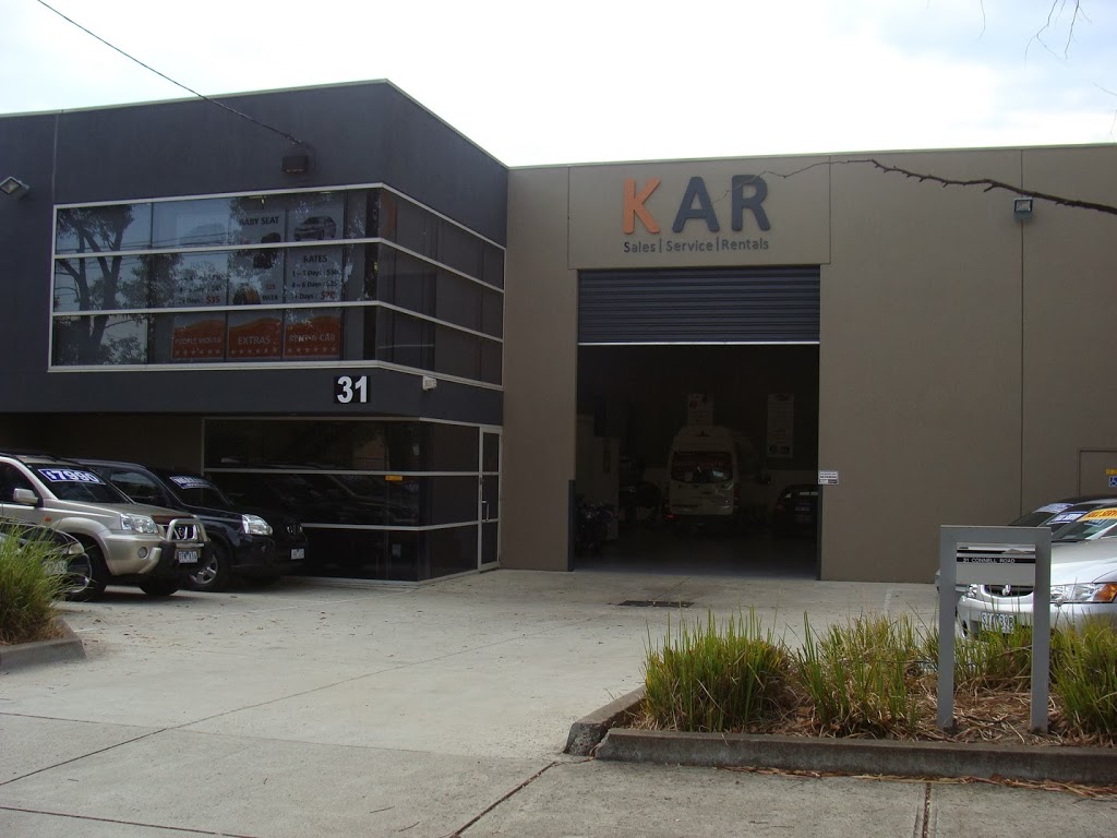 KAR | car rental | 40 Connell Rd, Oakleigh VIC 3166, Australia | 0395698578 OR +61 3 9569 8578