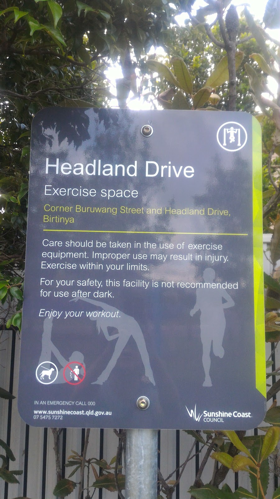 Headland Drive Exercise Space | Birtinya QLD 4575, Australia
