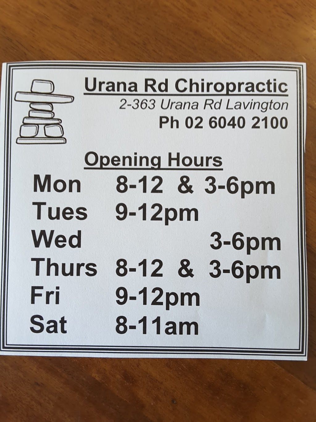 Urana Road Chiropractic | health | 2/363 Urana Rd, Lavington NSW 2641, Australia | 0260402100 OR +61 2 6040 2100