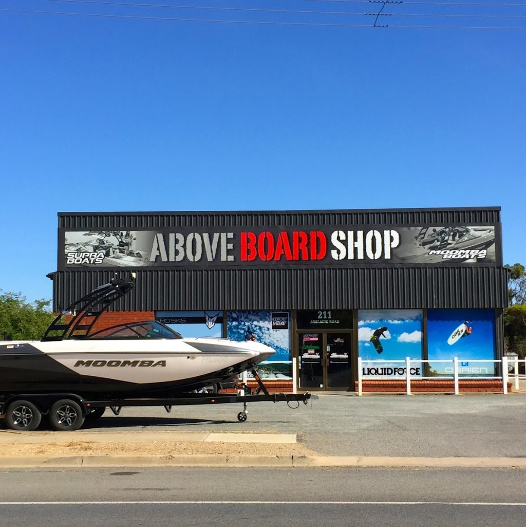 Above Board Shop | Supra & Moomba Boats | storage | 211 Adelaide Rd, Murray Bridge SA 5253, Australia | 0885998955 OR +61 8 8599 8955