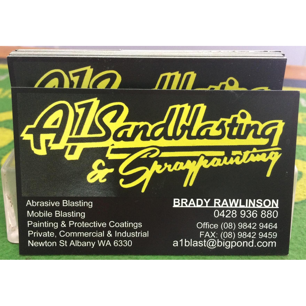 A1 Sandblasting & Spraypainting |  | 2 Newton St, Robinson WA 6330, Australia | 0898429464 OR +61 8 9842 9464
