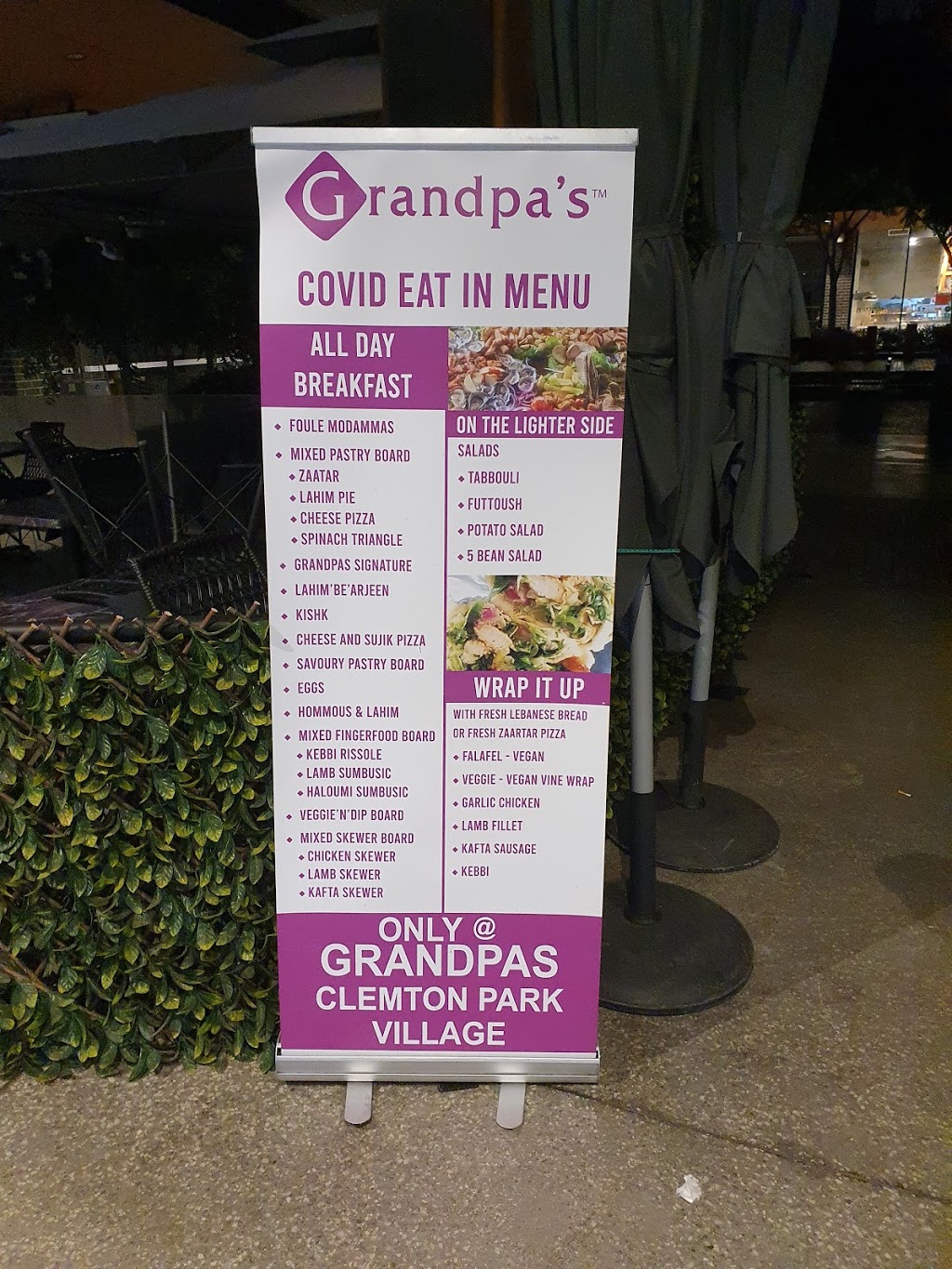 Grandpas Lebanese Food | restaurant | Shop 4 Clemton Village, 60 Charlotte St, Campsie NSW 2207, Australia | 0297180207 OR +61 2 9718 0207
