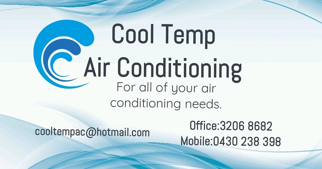 Cool Temp Air Conditioning | home goods store | Viewfield St, Redland Bay QLD 4165, Australia | 0430238398 OR +61 430 238 398