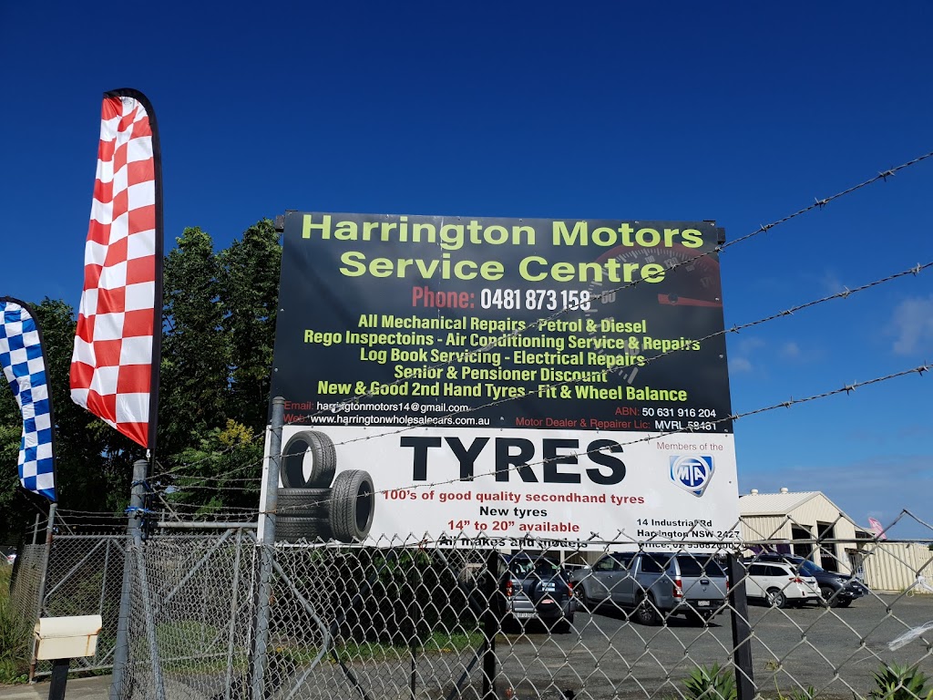 Harrington Motors Service Centre | 14 Industrial Drive, Harrington NSW 2427, Australia | Phone: 0431 608 530
