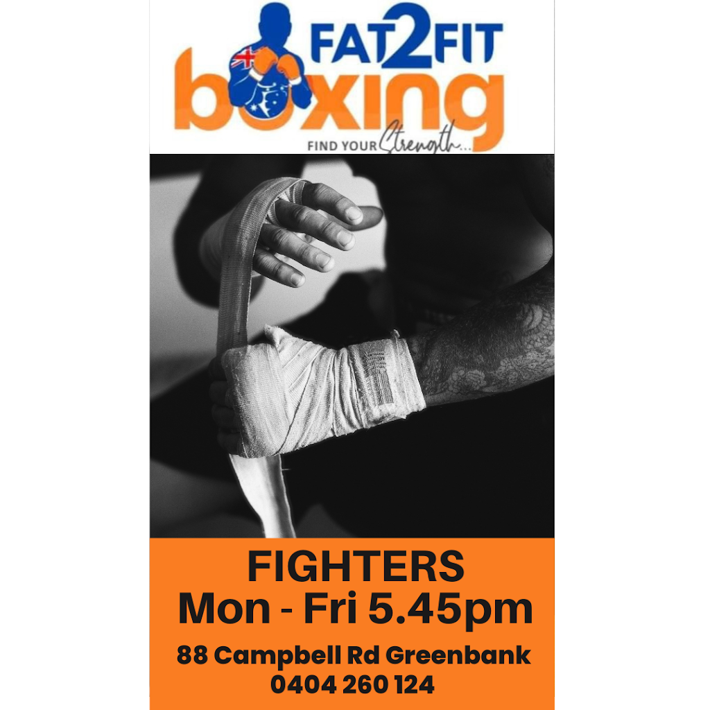 Fat2Fit Boxing | 88 Campbell Rd, Greenbank QLD 4124, Australia | Phone: 0404 260 124