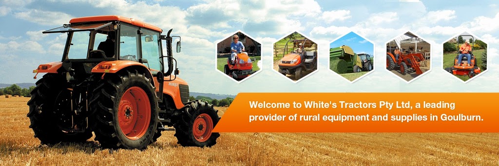 Whites Tractors Pty Ltd | store | 50 Robinson St, Goulburn NSW 2580, Australia | 0248215944 OR +61 2 4821 5944