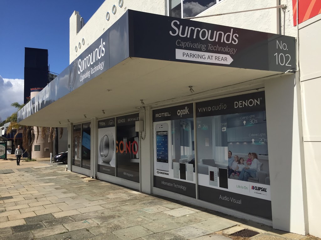Surrounds | electronics store | 102 Stirling Hwy, Nedlands WA 6009, Australia | 0893896900 OR +61 8 9389 6900