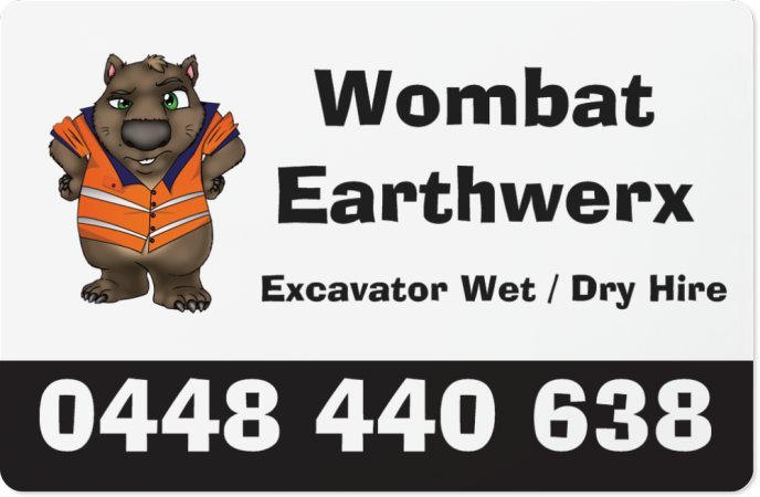 Wombat Earthwerx 0448440638 | 83 Jarrett St, Wyoming NSW 2250, Australia | Phone: 0448 440 638