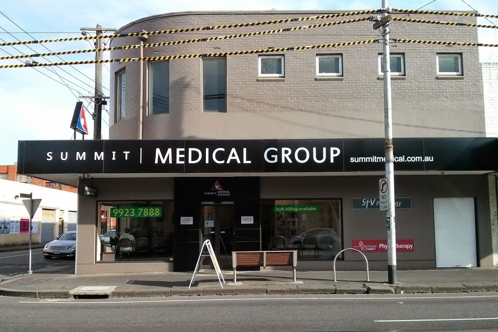 Summit Medical Group | hospital | 853 Sydney Rd, Brunswick VIC 3056, Australia | 0399237888 OR +61 3 9923 7888