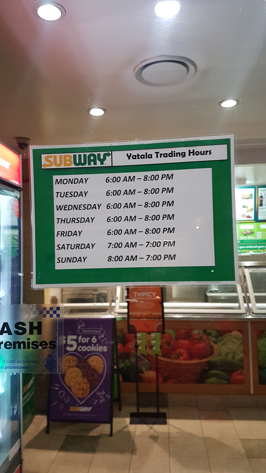 Subway® Restaurant | restaurant | 2 Christensen Rd, Yatala QLD 4207, Australia | 0738079000 OR +61 7 3807 9000