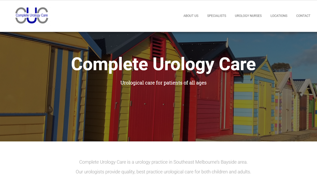 Complete Urology Care | Suite 7 Level 2/243 New St, Brighton VIC 3186, Australia | Phone: (03) 8593 7380