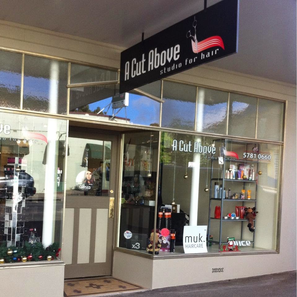 A Cut Above Studio for Hair | 24 Sydney St, Kilmore VIC 3764, Australia | Phone: (03) 5781 0660
