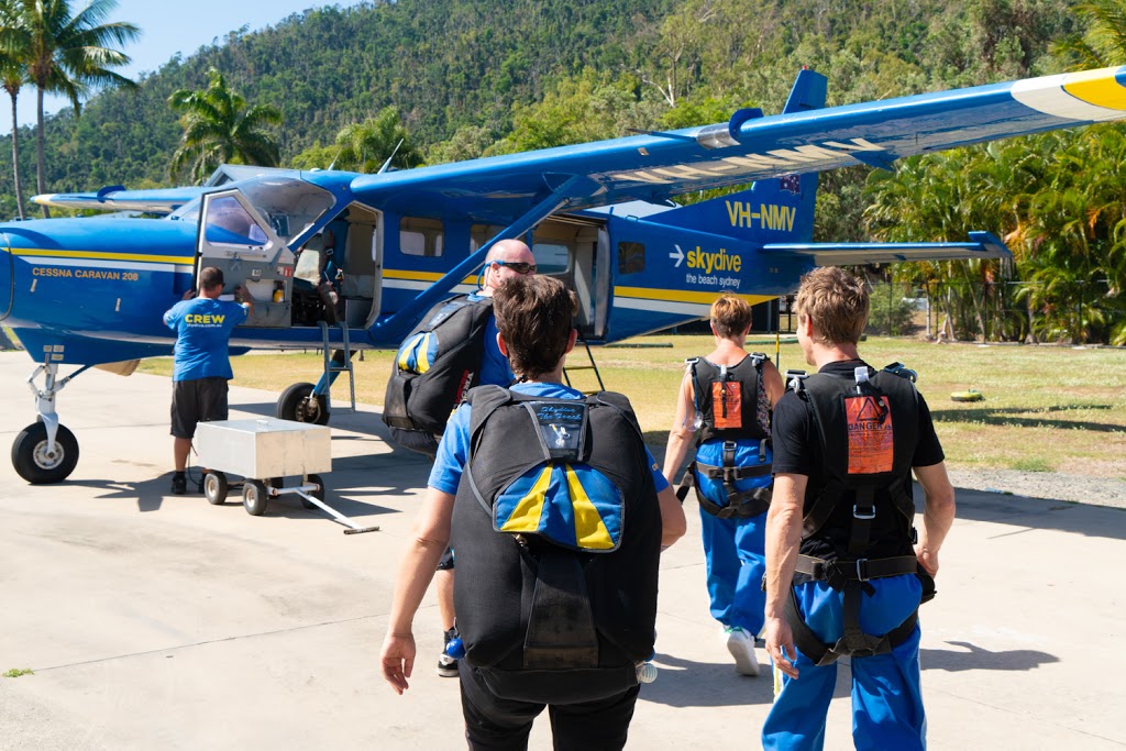 Skydive Airlie Beach |  | Skydive Australia Building, 1 Air Whitsunday Rd, Flametree QLD 4802, Australia | 1300663634 OR +61 1300 663 634