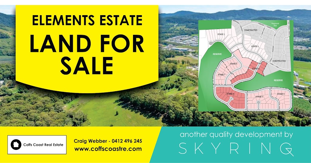 Elements Estate | Royal Poinciana Wy, Coffs Harbour NSW 2450, Australia | Phone: 0412 496 245