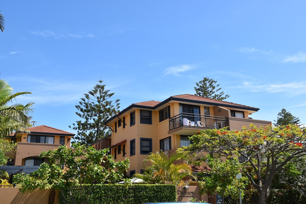 Mermaid Beach Park View Resort | lodging | 40-44 Ventura Rd, Mermaid Beach QLD 4218, Australia | 0755756100 OR +61 7 5575 6100