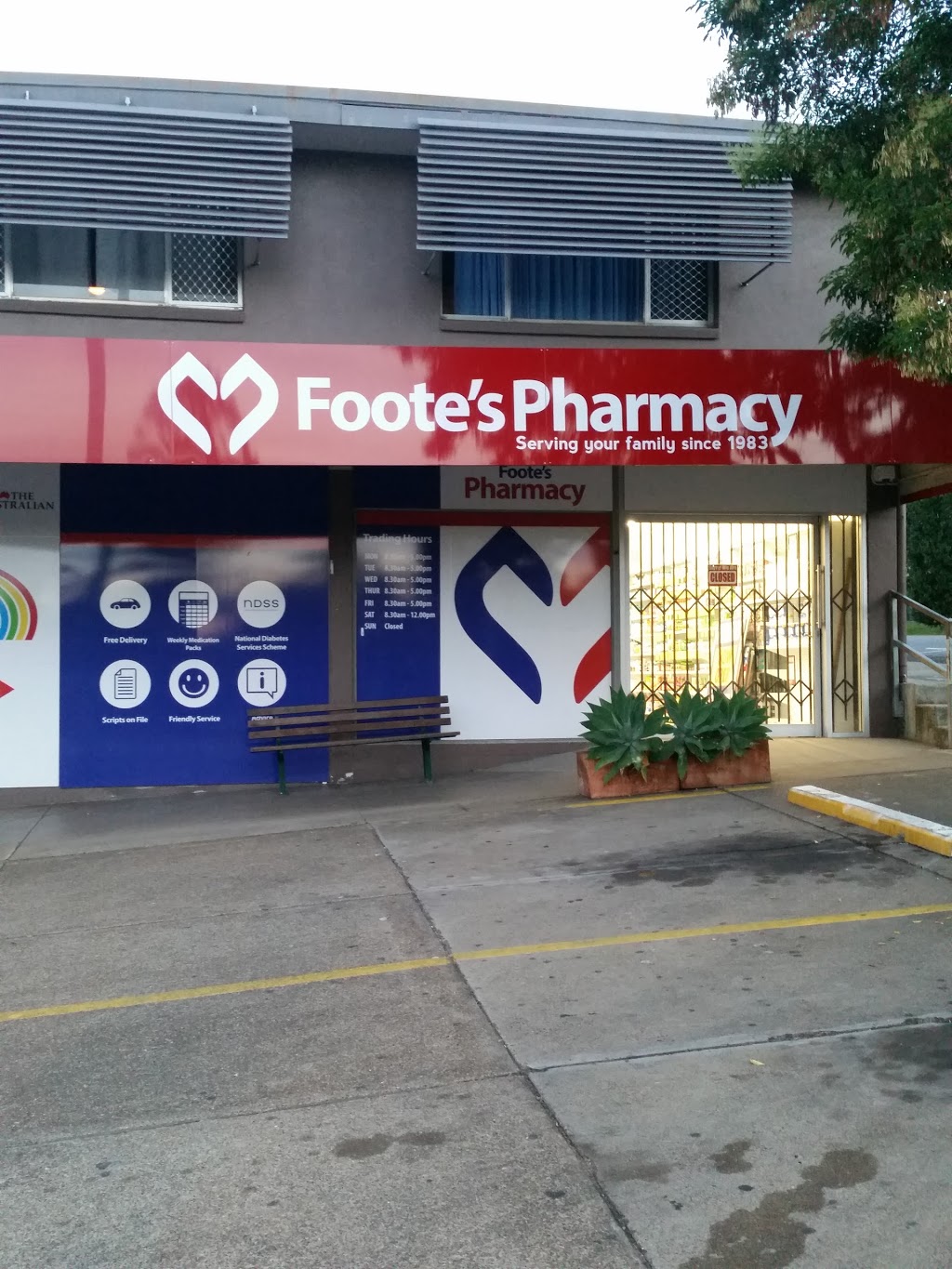 Footes Pharmacy Leichhardt | pharmacy | 9 Old Toowoomba Rd, One Mile QLD 4305, Australia | 0732813832 OR +61 7 3281 3832