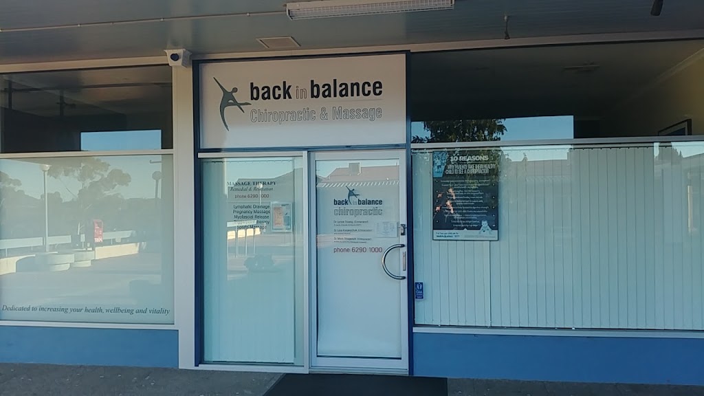 Back in Balance Chiropractic & Massage | 70 Hodgson Cres, Pearce ACT 2607, Australia | Phone: (02) 6290 1000