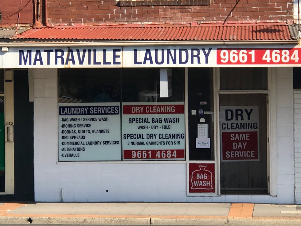 Matraville Laundry | laundry | 440 Bunnerong Rd, Matraville NSW 2036, Australia | 0296614684 OR +61 2 9661 4684