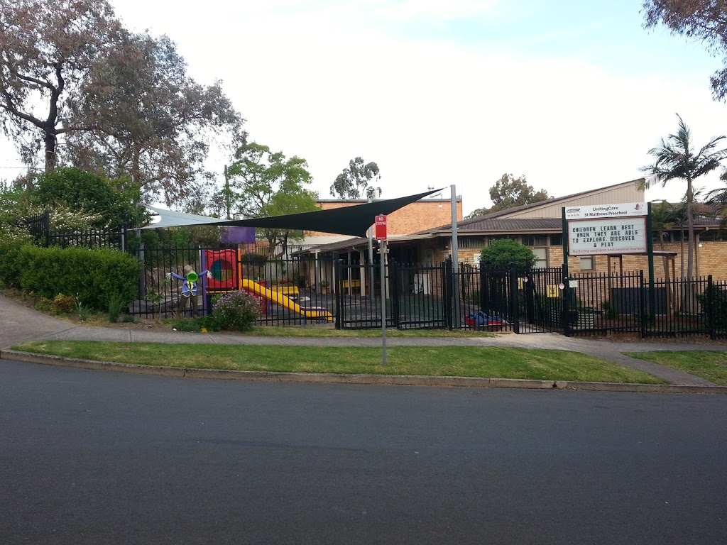 UnitingCare St Matthews Pre-school | Edgar &, Rose St, Baulkham Hills NSW 2153, Australia | Phone: (02) 9639 8570