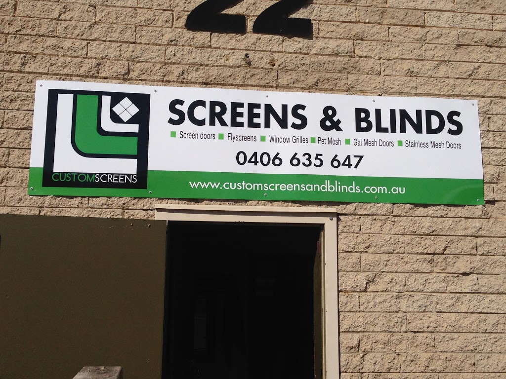 Custom Screens and Blinds | store | Unit 22/25-31 Airds Rd, Minto NSW 2566, Australia | 0406635647 OR +61 406 635 647