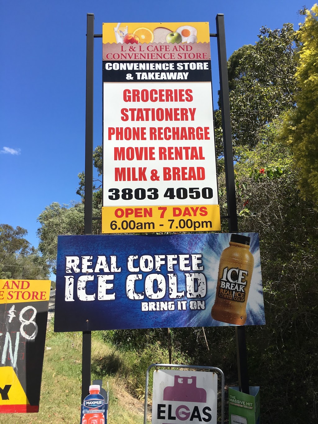 L and L Cafe and Convenience Store | convenience store | 609-657 Chambers Pines Village, Chambers Flat QLD 4133, Australia | 0738034050 OR +61 7 3803 4050