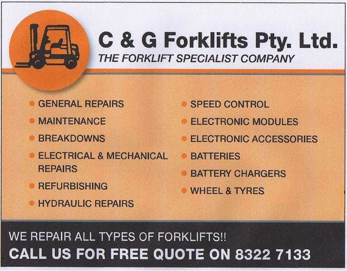 C&G Forklifts PTY LTD | 7 Queens Way, Woodcroft SA 5162, Australia | Phone: 0418 832 479