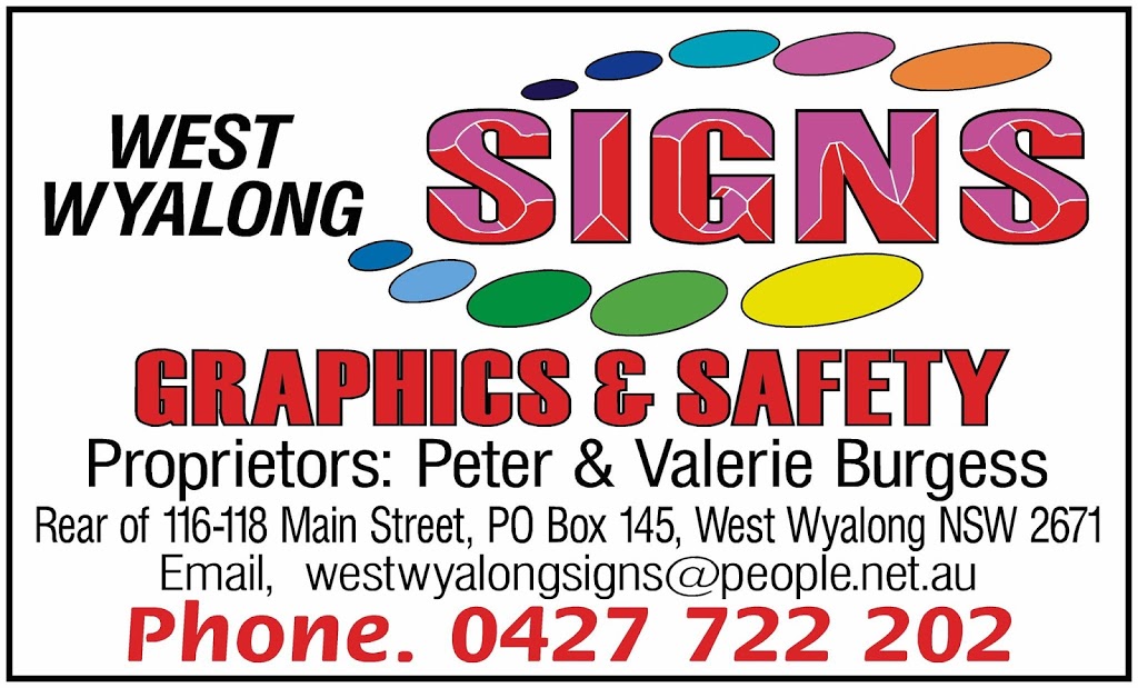 West Wyalong Signs | store | Rear 116/118 Main St, West Wyalong NSW 2671, Australia | 0478695364 OR +61 478 695 364
