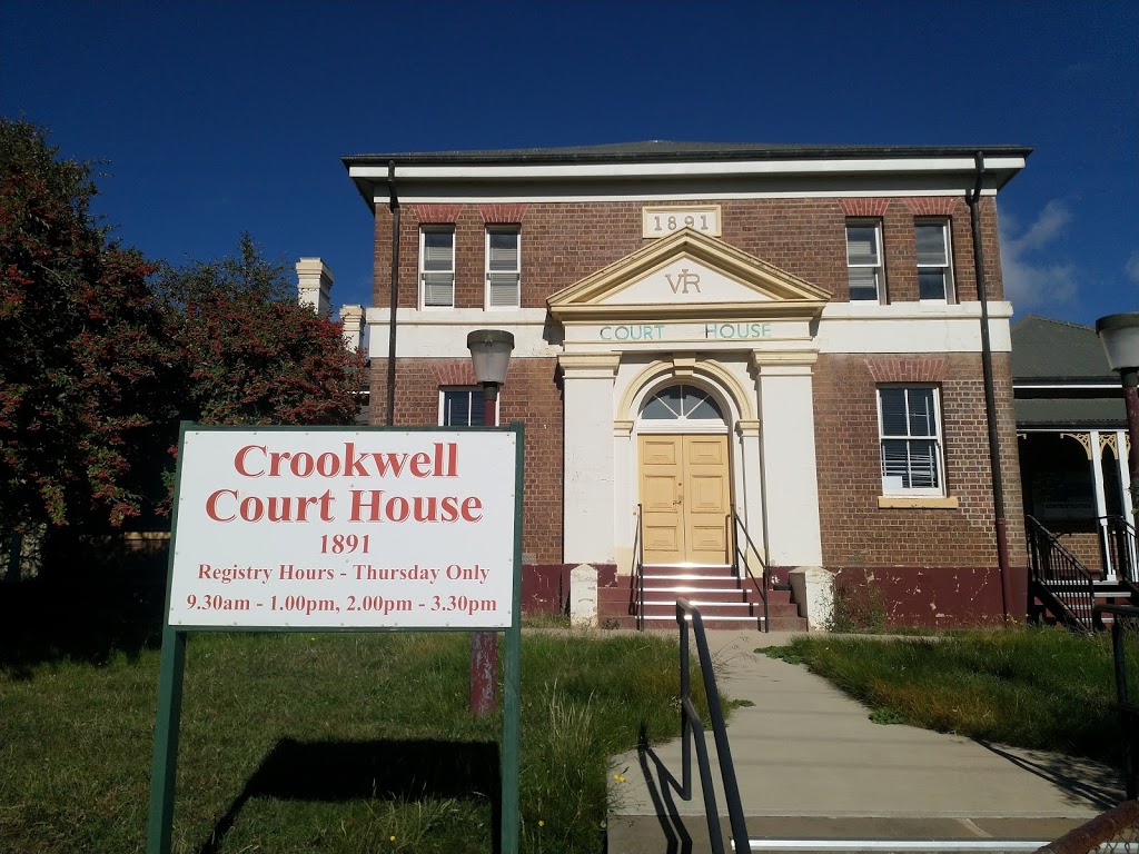 Crookwell Court House | 5 Goulburn St, Crookwell NSW 2583, Australia | Phone: 1300 679 272