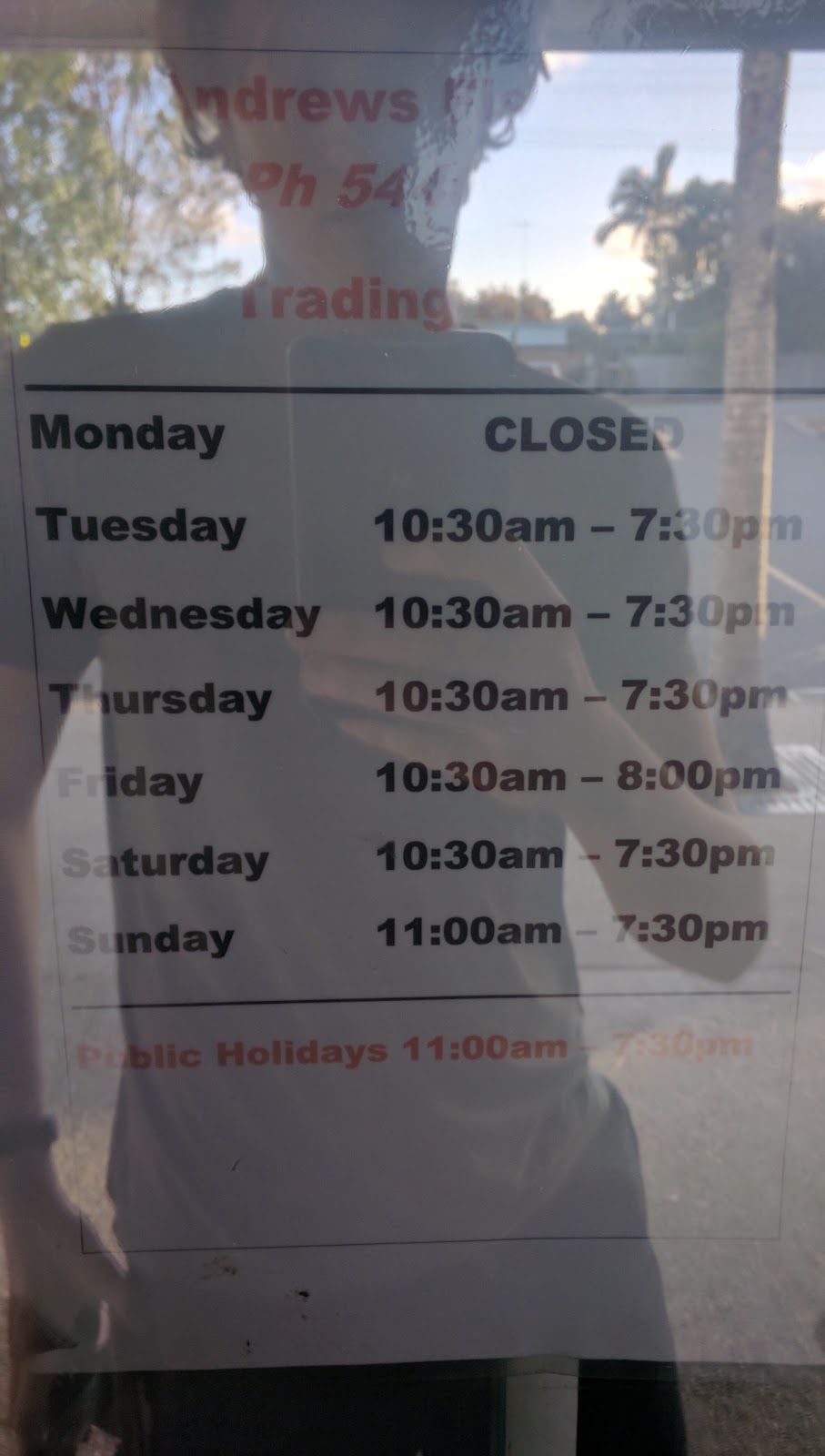 St Andrews Fish n Chips (4/63 St Andrews Dr) Opening Hours
