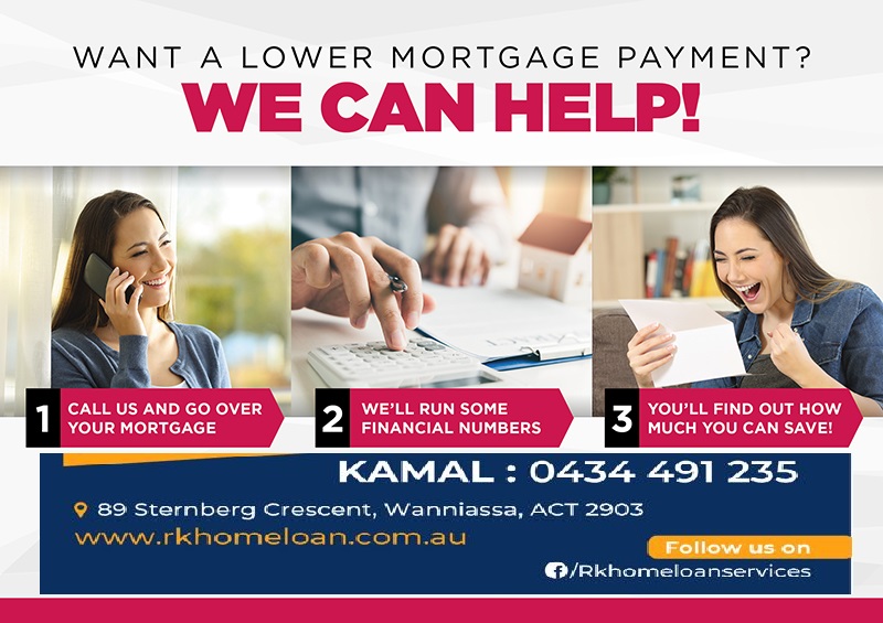 RK Home Loan Services | 89 Sternberg Cres, Wanniassa ACT 2903, Australia | Phone: 0434 491 235