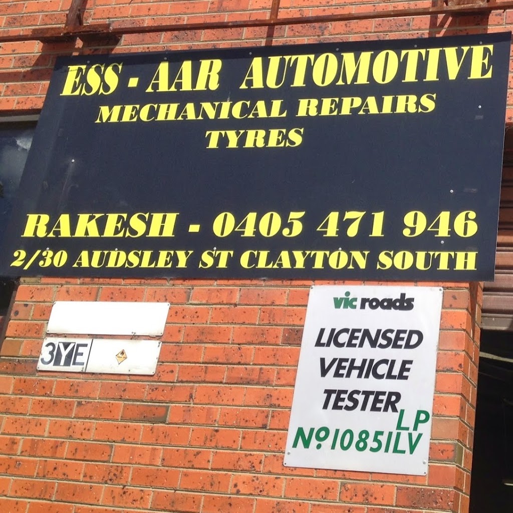 Ess Aar Automotive | 115/266 Osborne Ave, Clayton South VIC 3169, Australia | Phone: 0432 712 503