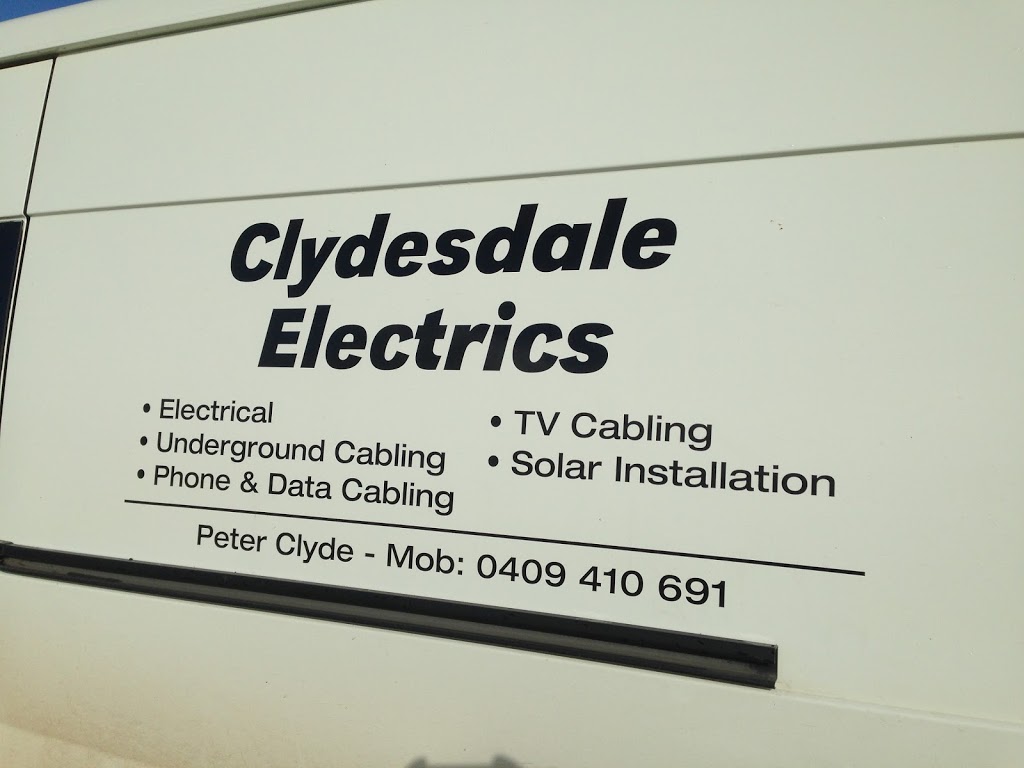 Clydesdale Electrics | electrician | 860 Wallacedale-Hamilton Rd, Wallacedale VIC 3303, Australia | 0409410691 OR +61 409 410 691