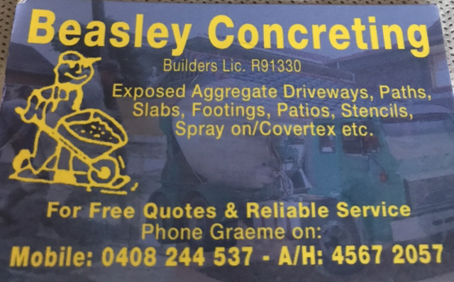 Beasley Concreting | general contractor | 39 Ghost Hill Rd, Bilpin NSW 2758, Australia | 0408244537 OR +61 408 244 537