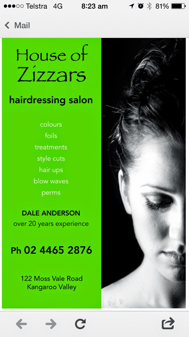 House of Zizzars | 122 Moss Vale Rd, Kangaroo Valley NSW 2577, Australia | Phone: (02) 4465 2876