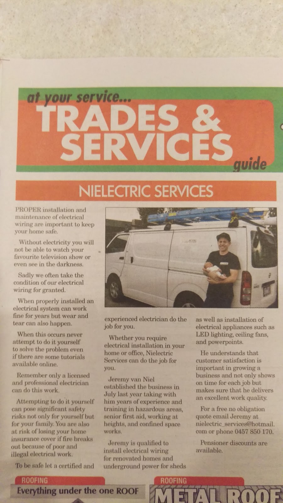 Nielectric Services | 5 Jeeralang Ave, Newborough VIC 3825, Australia | Phone: 0457 850 170