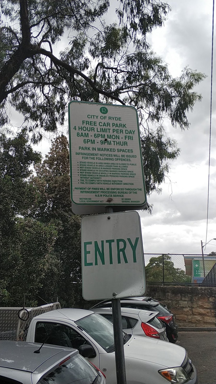 Argyle Avenue 4h Free Car Park | Ryde NSW 2112, Australia