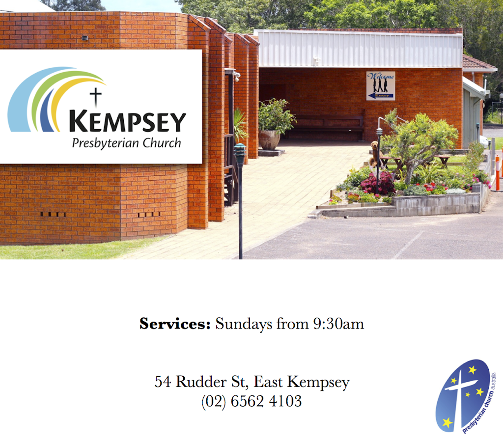 Kempsey Presbyterian Church | church | 54 Rudder St, East Kempsey NSW 2440, Australia | 0265624103 OR +61 2 6562 4103