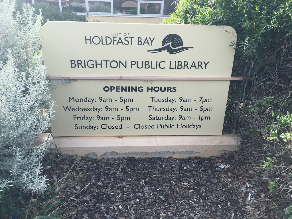 Brighton Library - City of Holdfast Bay | library | 20 Jetty Rd, Brighton SA 5048, Australia | 0882299988 OR +61 8 8229 9988