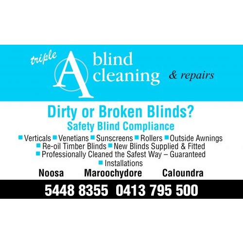 Triple A Blind Cleaning & Repairs | 162 Chevallum School Rd, Chevallum QLD 4555, Australia | Phone: 0413 795 500