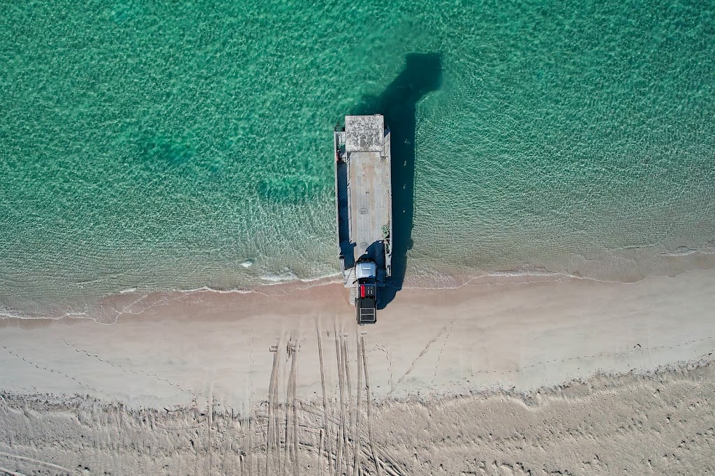 Dirk Hartog Island 4WD Barge Ferry | 62 Dirk Hartog Island Drive, Dirk Hartog Island WA 6537, Australia | Phone: (08) 9948 1211