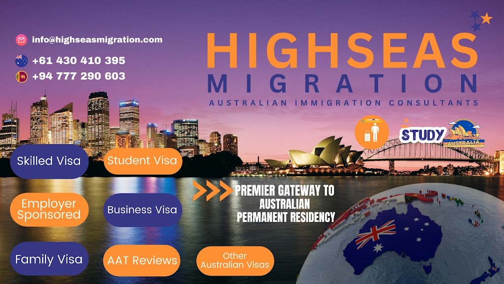 Highseas Migration Consultants | 8 Cassata Rd, Manor Lakes VIC 3024, Australia | Phone: 0430 410 395