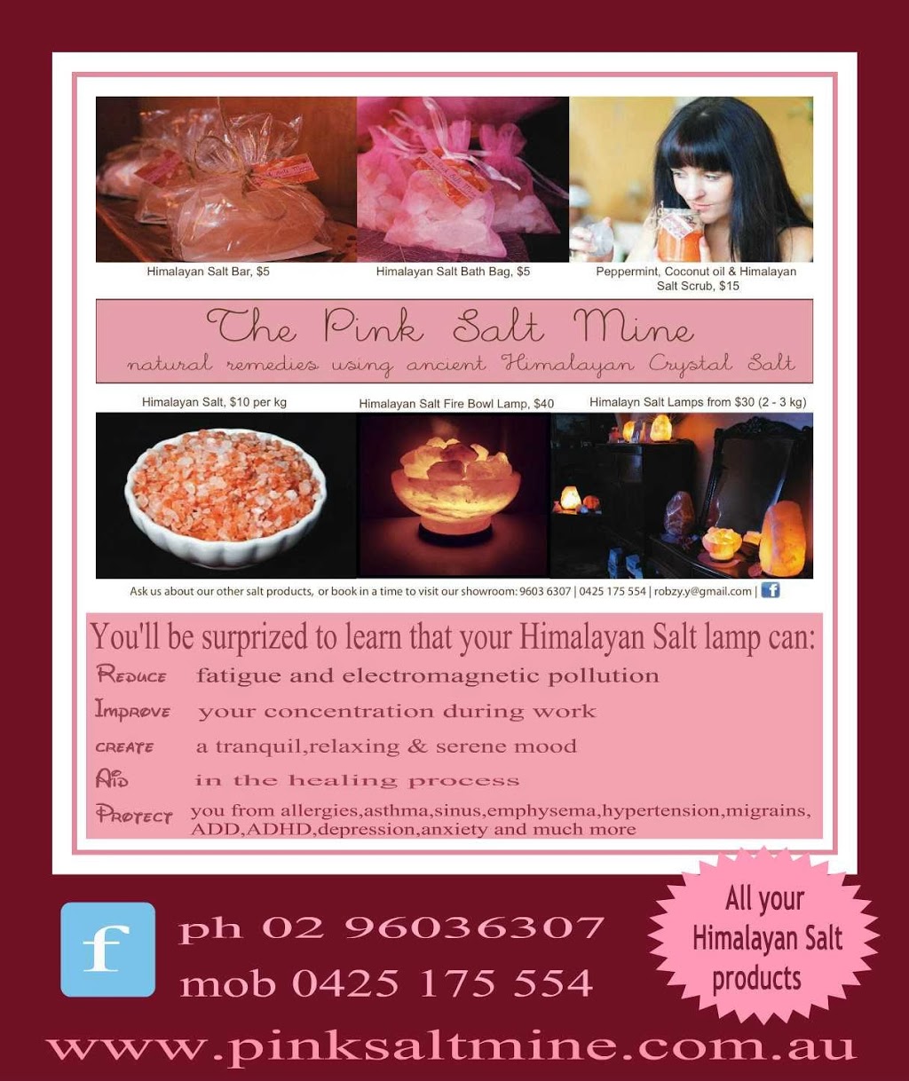 The Pink Salt Mine | 2 Oprey Cl, Minto NSW 2565, Australia | Phone: (02) 9603 6307