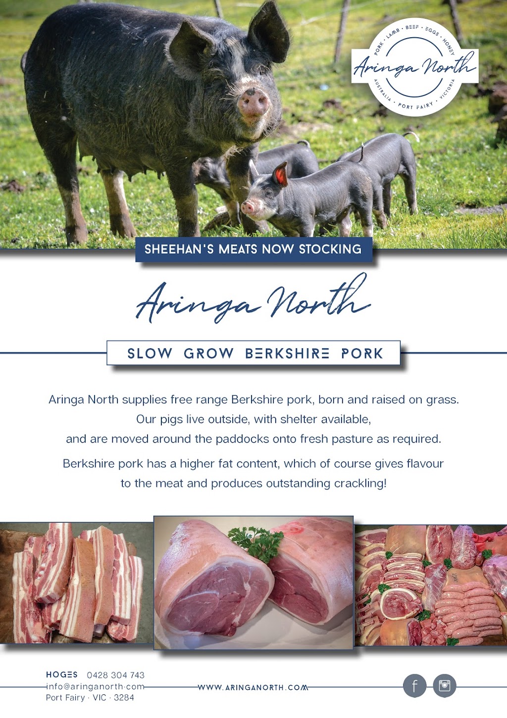 Aringa North | 1357 Hamilton-Port Fairy Rd, Port Fairy VIC 3284, Australia | Phone: 0428 304 743