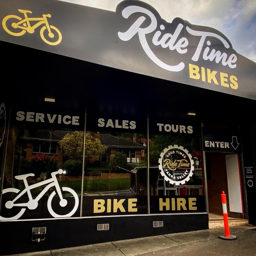 Ride Time Yarra Valley | bicycle store | 3371 Warburton Hwy, Warburton VIC 3799, Australia | 0359669646 OR +61 3 5966 9646
