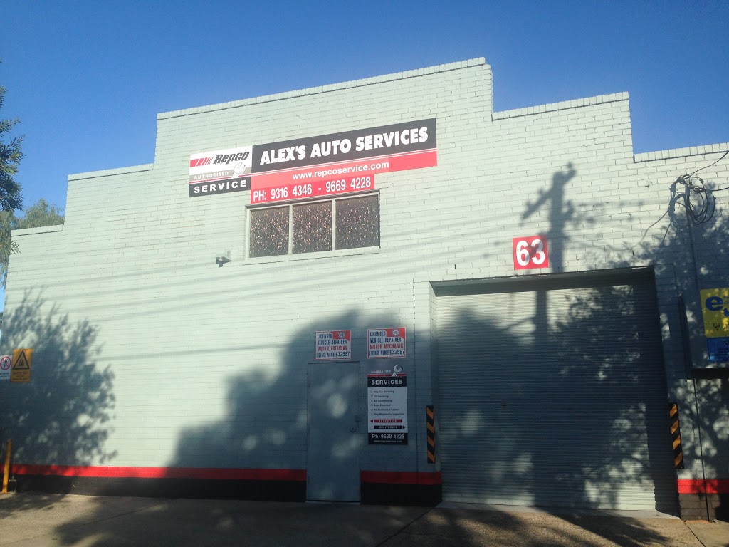 Alex’s Auto Services | car repair | 63 Bay St, Botany NSW 2019, Australia | 0293164346 OR +61 2 9316 4346