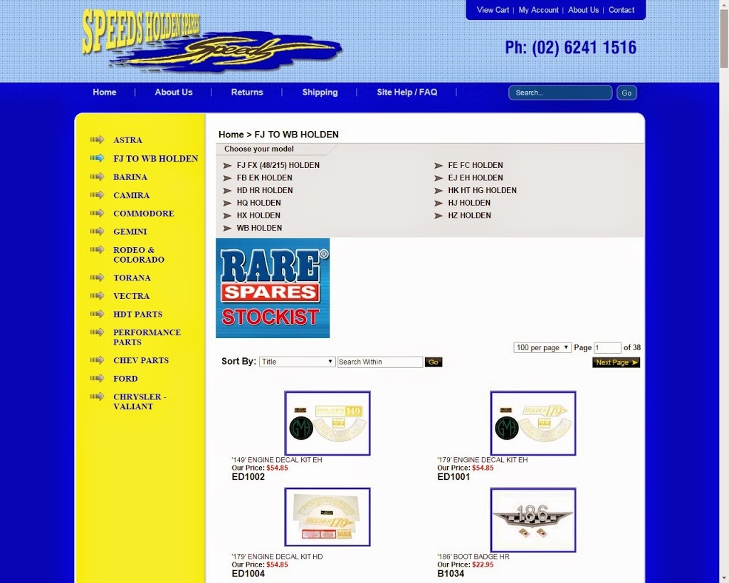 Speeds Spares | 17 Kemble Ct, Mitchell ACT 2911, Australia | Phone: (02) 6241 1516