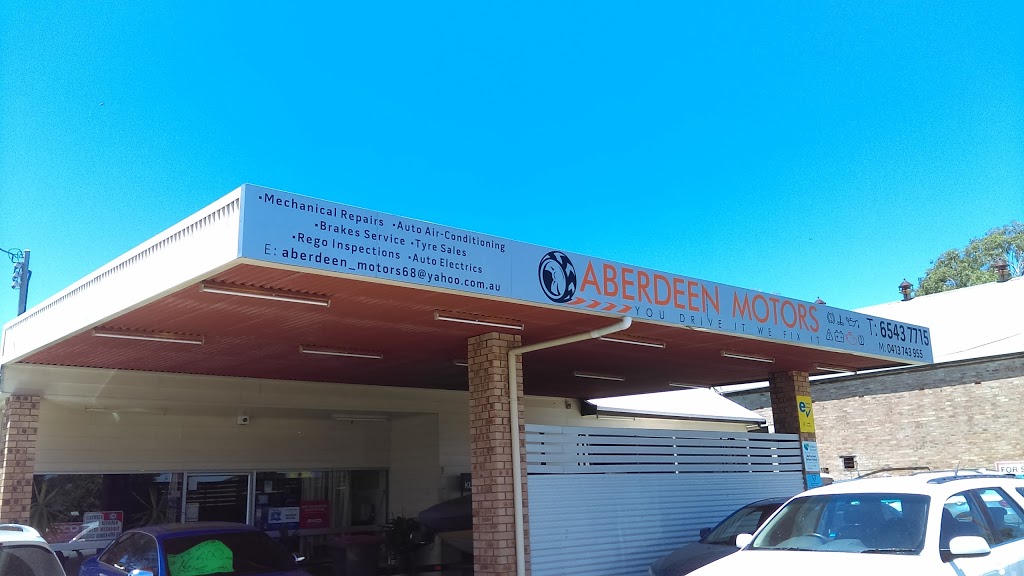 Aberdeen Motors | car repair | 66-68 MacQueen St, Aberdeen NSW 2336, Australia | 0265437715 OR +61 2 6543 7715