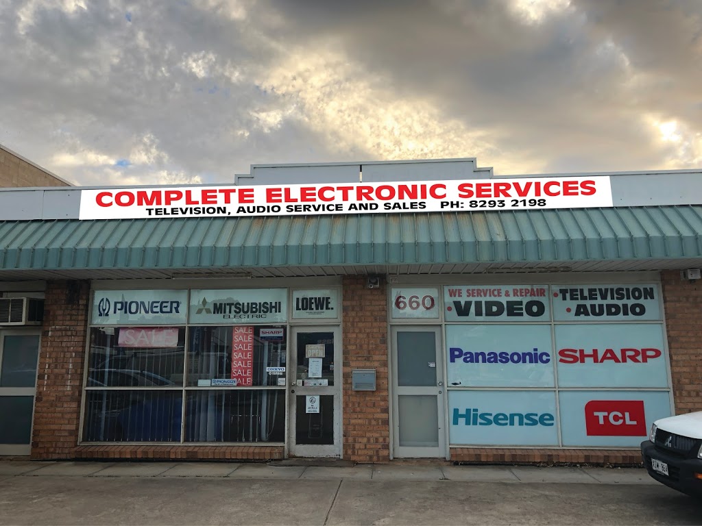 Complete Electronic Services | home goods store | 660 South Rd, Glandore SA 5037, Australia | 0882932198 OR +61 8 8293 2198
