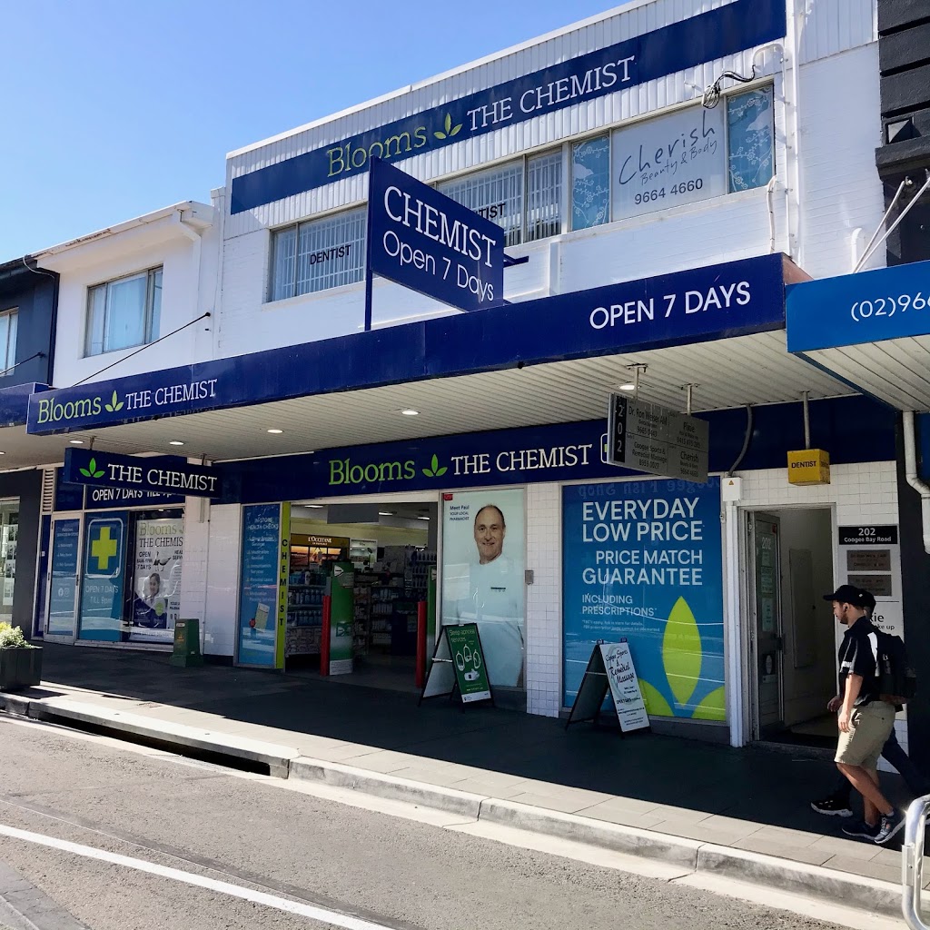 Blooms The Chemist | pharmacy | 202 Coogee Bay Rd, Coogee NSW 2034, Australia | 0296655158 OR +61 2 9665 5158